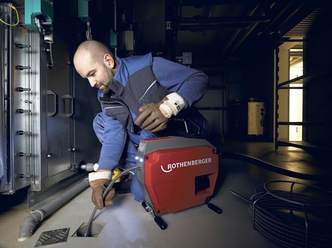 Машина для прочистки труб ROTHENBERGER R600 VarioClean аккумуляторная 1000003346 - изображение 5