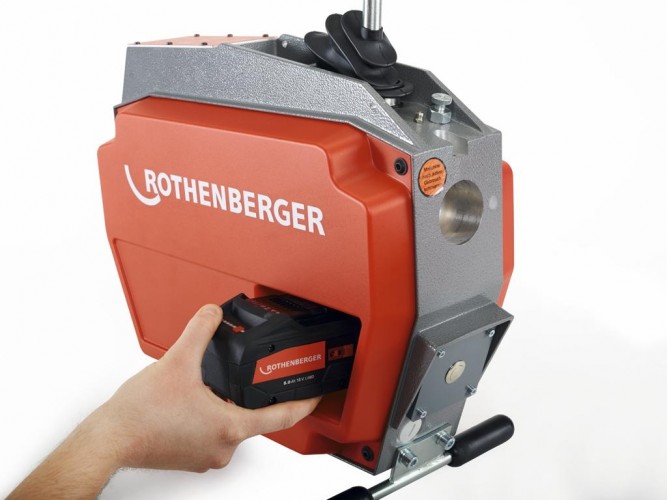 Машина для прочистки труб ROTHENBERGER R600 VarioClean аккумуляторная 1000003346 - изображение 3