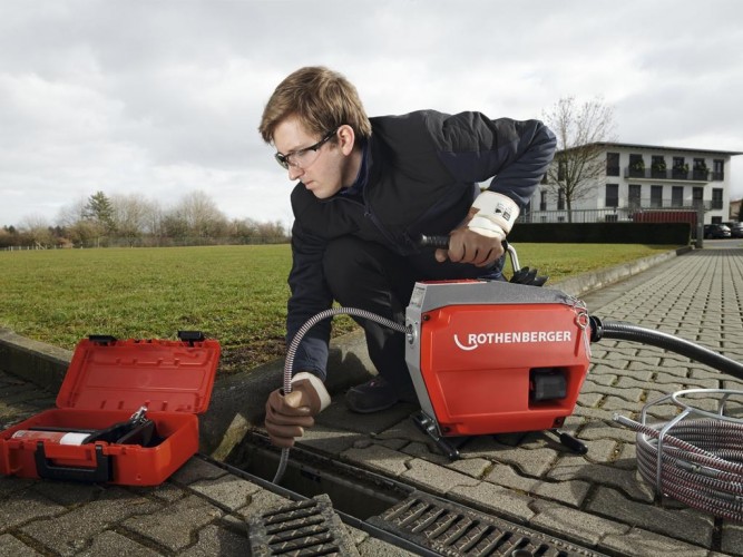 Машина для прочистки труб ROTHENBERGER R600 VarioClean аккумуляторная 1000003346 - изображение 4