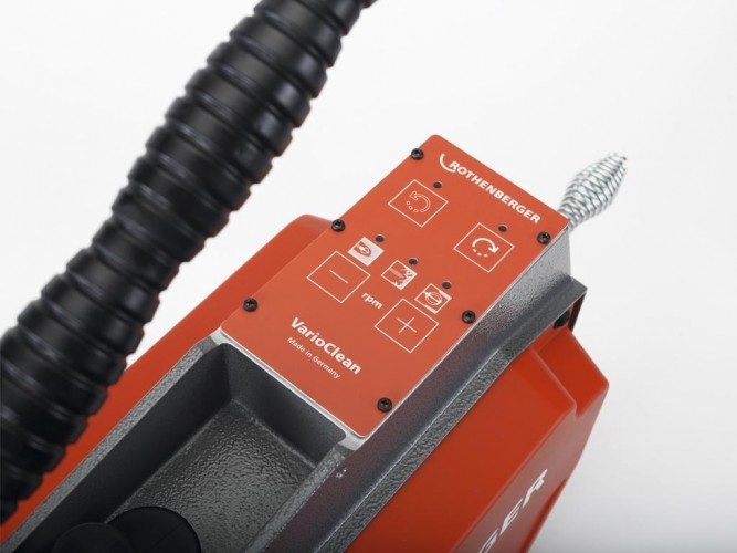 Машина для прочистки труб ROTHENBERGER R600 VarioClean аккумуляторная 1000003346 - изображение 2