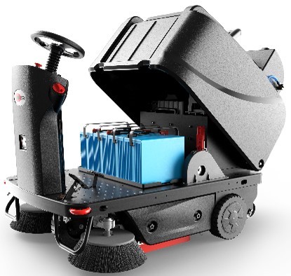 Машина подметальная Viper ROS1300 CN RIDE ON SWEEPER (Li 160) 50000748-Li-ion160 - изображение 3