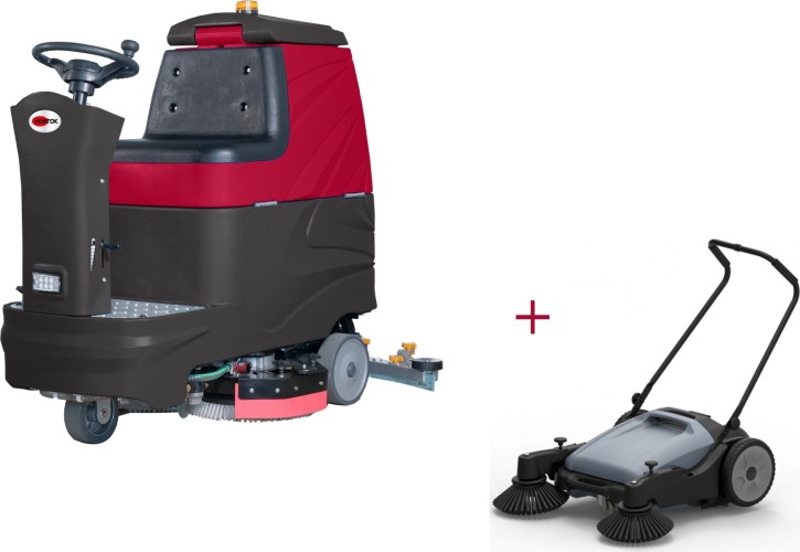 Машина поломоечная VOSTOK BR100 + SW980 в подарок! (Li-ion 24/150Ah) с сиденьем оператора HK-BR10024L+SW980 - изображение 2