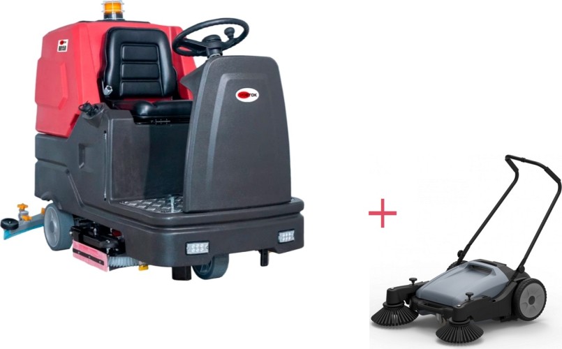 Машина поломоечная VOSTOK BR150 + SW980 в подарок! (Li-ion 24/150Ah) с сиденьем оператора HK-BR15023L+SW980 - изображение 2