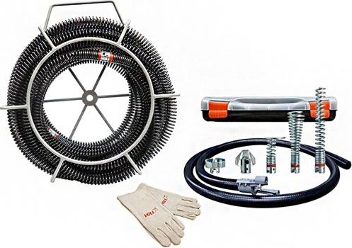 Машина секционная для прочистки трубопроводов VOLL 7.00152 электромехан. V-Clean 250 - изображение 5