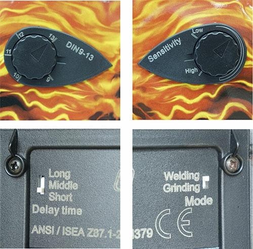 Маска сварщика AURORA A-777 HEAVY METAL DESIGN 9796 - изображение 2