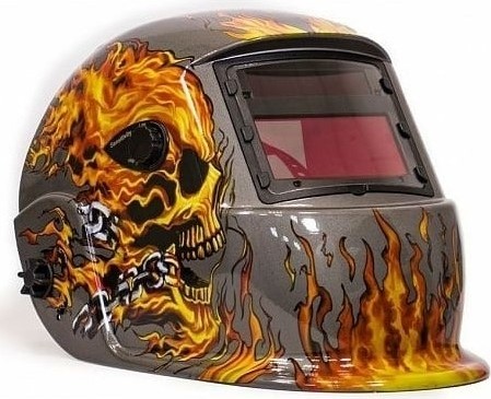 Маска сварщика AURORA A-777 HEAVY METAL DESIGN 9796 - изображение 4