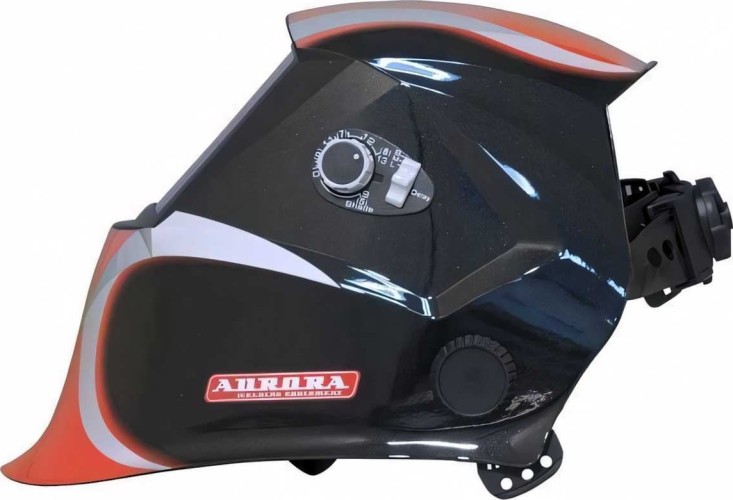 Маска сварщика AURORA SUN7 Красно-черная 10623 - изображение 3