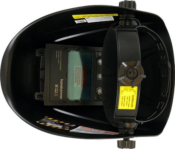 Маска сварщика  HANSKONNER HAW91A6WH хамелеон - изображение 2