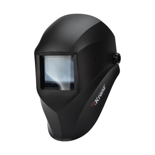 Маска сварщика Kranz KR-16-0798 с черным минеральным стеклом DIN 9