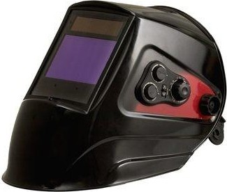 Маска сварщика QUATTRO ELEMENTI ALPHA (видимая обл. 100x67 mm, 3 регулировки) профи 770-469