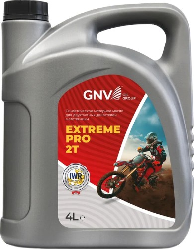 Масло для 2-тактных двигателей GNV Extreme Pro 2T 4 л (синтетическое) GEP01321410165420000004