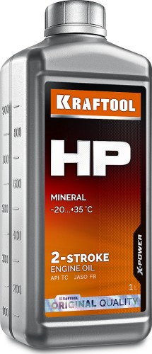 Масло для 2-тактных двигателей KRAFTOOL HP, 1 л 41500-1