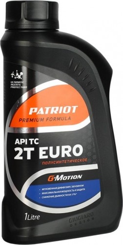 Масло для 2-тактных двигателей PATRIOT G-Motion 2Т Euro 1 л полусинтетическое 850030200