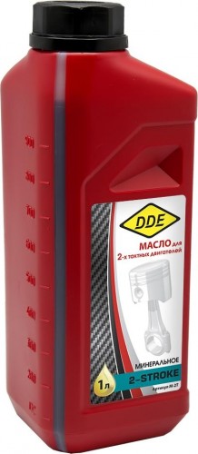 Масло для 2-тактных двигателей DDE M-2T 1 л зеленое M-2T