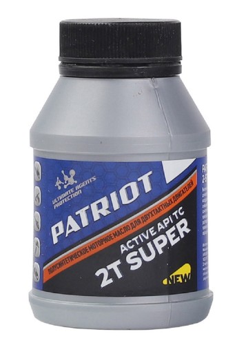 Масло для 2-тактных двигателей PATRIOT Super Active 2T 0,100 л полусинтетическое 850030634
