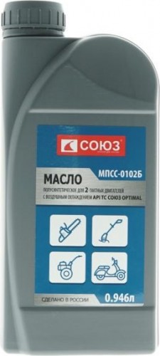 Масло для 2-тактных двигателей СОЮЗ МПСС-0102Б 0,946 л полусинтетическое МПСС-0102Б
