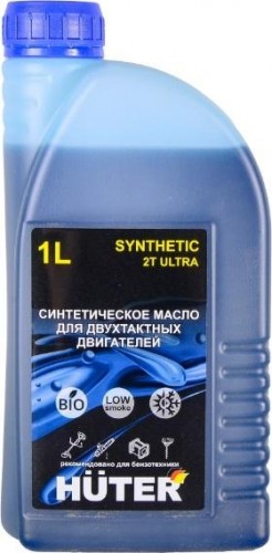 Масло для 2-тактных двигателей HUTER 2Т ULTRA 1 л синтетическое 73/8/3/3