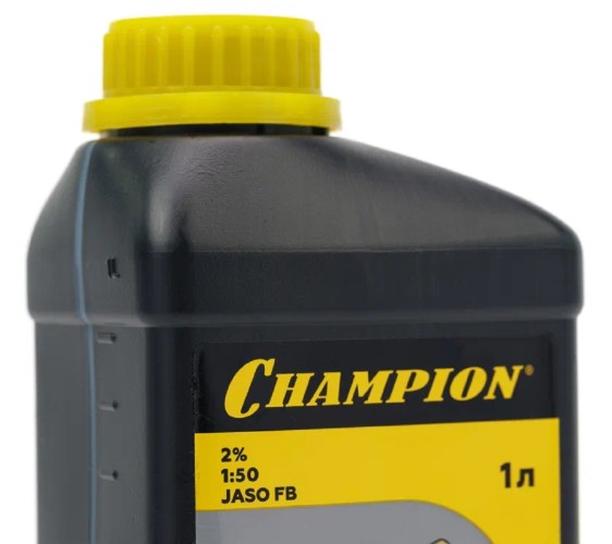 Масло для 2-тактных двигателей CHAMPION JASO FB 1 л минеральное 952831 - изображение 3