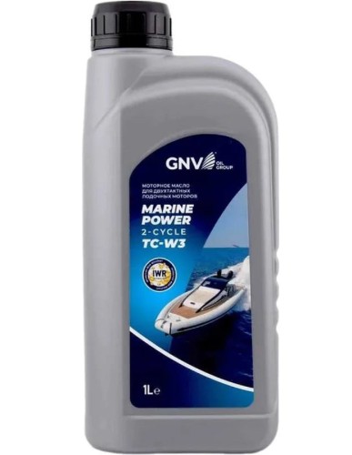 Масло для 2-тактных лодочных моторов GNV Marine Power 2-Cycle TC-W3 1 л GMP2TCW311610184400001