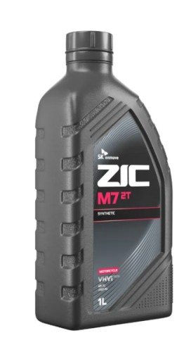 Масло для 2-тактных мотоциклов ZIC M7 2T 1 л синтетическое 137213 - изображение 3