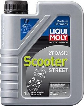 Масло для 2-тактных скутеров LIQUI MOLY Motorbike 2T Basic Scooter Streetr 1 л 1619/8068 8068/1619