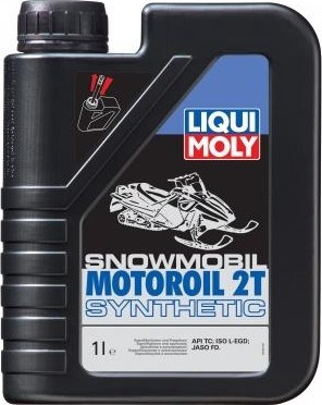 Масло для 2-тактных снегоходов LIQUI MOLY Snowmobil Motoroil 2T Synthetic 1 л 2382 синтетика 2382