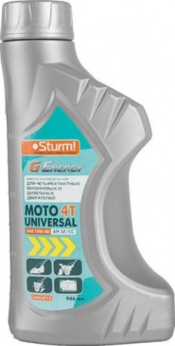 Масло для 4-тактных бензиновых двигателей Sturm SAE 10W40 0,946 л OM0401B