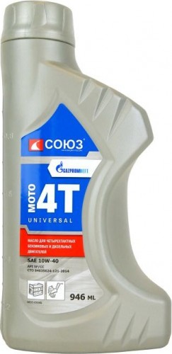 Масло для 4-тактных бензиновых двигателей СОЮЗ МСС-0104Б SAE-10W40, 0.946 л