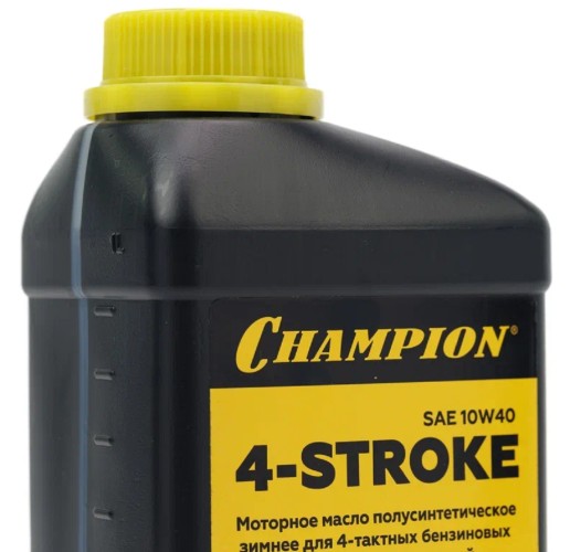 Масло для 4-тактных бензиновых двигателей CHAMPION SAE-10W40 1 л полусинтетическое 952853 - изображение 3