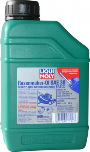 Масло для 4-тактных бензиновых двигателей LIQUI MOLY SAE  30 Rasenmaher-Oil 0,6 л 7594 7594
