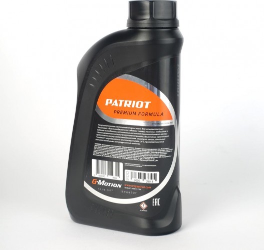 Масло для 4-тактных бензиновых двигателей PATRIOT G-Motion SAE 5W30 4Т ARCTIC полусинт. 1 л 850030100 - изображение 2