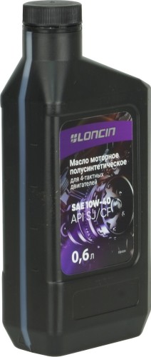 Масло для 4-тактных двигателей LONCIN 4T SAE 10W-40 API SJ/CF 0,6 л полусинтетическое 00-00156963 - изображение 2