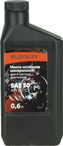 Масло для 4-тактных двигателей LONCIN 4Т SAE 30 API SJ/CF 0,6 л минеральное 00-00156961