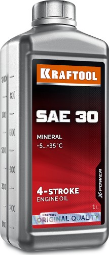 Масло для 4-тактных двигателей KRAFTOOL SAE 30 1 л 41512-1