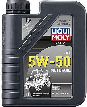 Масло для квадроциклов LIQUI MOLY SAE  5W50 ATV 4T Motoroil  1 л 20737 синтетическое 20737