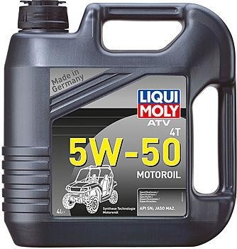 Масло для квадроциклов LIQUI MOLY SAE  5W50 ATV 4T Motoroil  4 л 20738 синтетическое 20738
