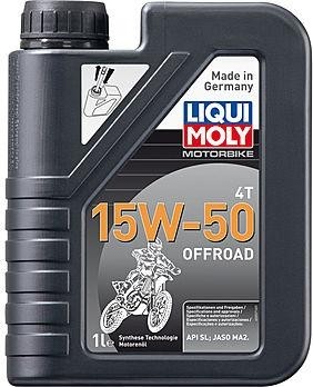 Масло для мотоциклов LIQUI MOLY SAE 15W50 Motorbike 4T Offroad 1 л 3057 синтетическое 3057