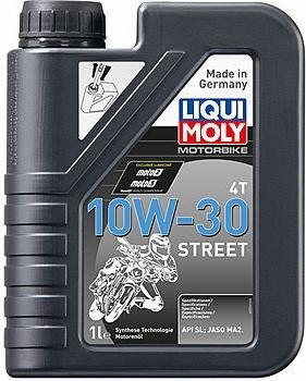 Масло для мотоциклов LIQUI MOLY SAE 10W30 Motorbike 4T Street   1 л 2526 синтетическое 2526