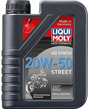 Масло для мотоциклов LIQUI MOLY SAE 20W50 Motorbike HD Synth Street 1 л 3816 синтетическое 3816