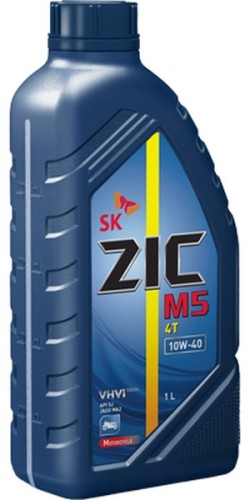Масло для мотоциклов ZIC 4T M5 10W40 1 л 137212