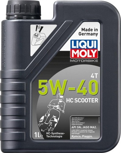 Масло для скутеров LIQUI MOLY SAE  5W40 Motorbike 4T HC Scooter 1 л 20829 синтетическое 20829