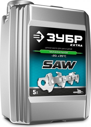 Масло для смазки цепи ЗУБР EXTRA минеральное, 5 л. 70620-5