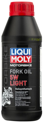 Масло для вилок и амортизаторов LIQUI MOLY Motorbike Fork Oil Light 5W 0,5 л 1523 синтетическое 1523