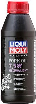 Масло для вилок и амортизаторов LIQUI MOLY Motorbike Fork Oil Medium/Light 7,5W 0,5 л 3099 синтетическое 3099