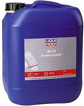 Масло компрессорное LIQUI MOLY LM 750 Kompressorenoil 40 (VG-150) 10 л 4419 синтетическое 4419