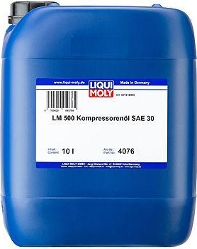 Масло компрессорное LIQUI MOLY LM 500 Kompressorenoil 30 (VG-100) 10 л 4076 синтетическое 4076