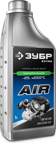 Масло компрессорное ЗУБР EXTRA 1 л 70630-1