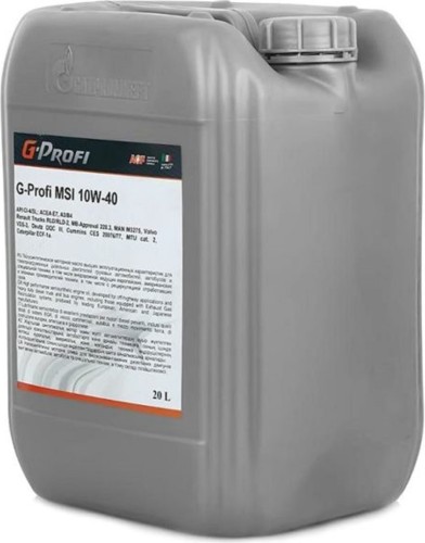 Масло моторное G-ENERGY G-Profi MSI 10W-40 20 л 253140349