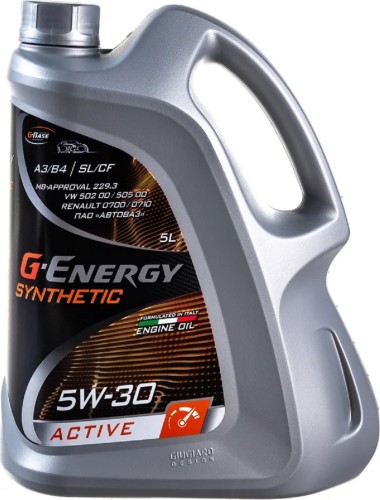 Масло моторное G-ENERGY Synthetic Active 5W-30 5 л 253142406
