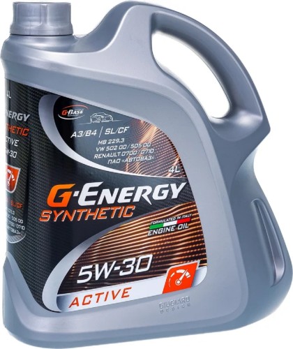 Масло моторное G-ENERGY Synthetic Active 5W-30 4 л 253142405